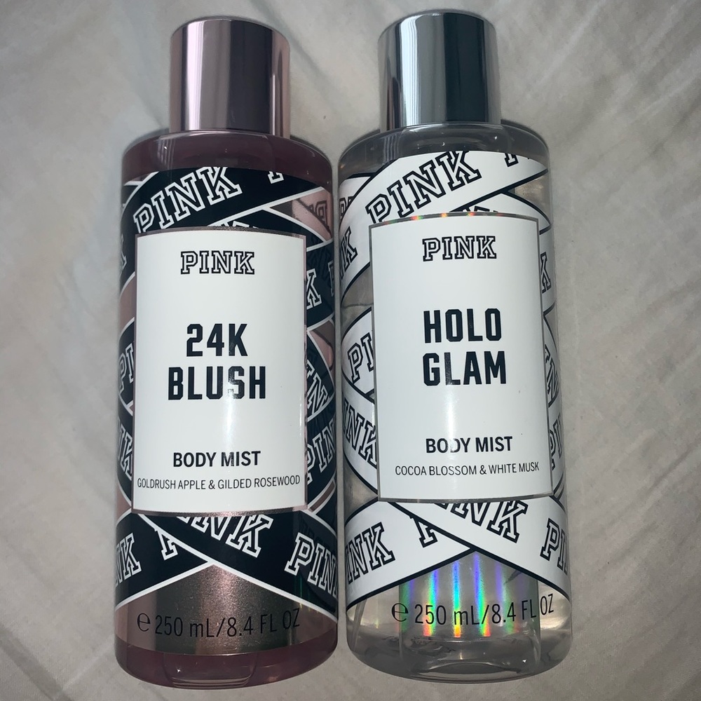 2 Pink Body Mists